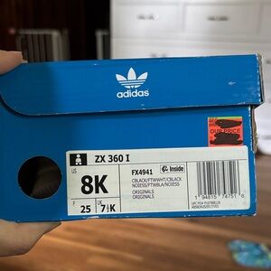 Adidas ZX 360 I Blue Shoe Box